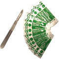 Rite Farm Products STAINLESS STEEL SCALPEL & 10 BLADES CHICKEN & RABBIT PROCESSING KILL CONE KNIFE