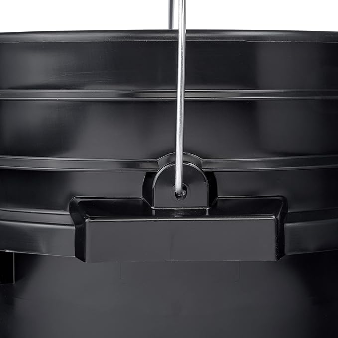 Hudson Exchange Premium 7 Gallon Bucket, HDPE, Black