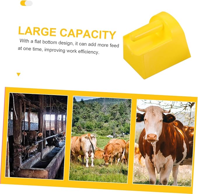Heavy Duty Shovel Farm Animal Feed Scoop Large Capacity Poultry Food Shovel