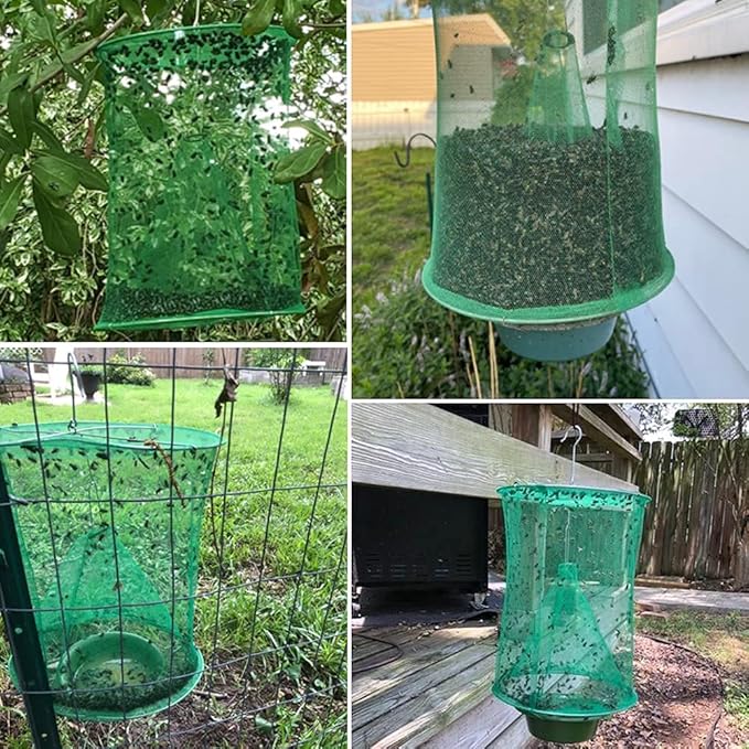 Ranch Hanging Catcher, Cage Catcher for Indoor and Outdoor, Family Farms, Park (2 Pack)