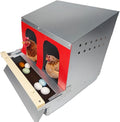 Hen's Choice™ - Reversible Roll Out Nest Box for Chickens | Roll Away Nest Box | 2 Compartment 21" | Heavy Duty Galvanized