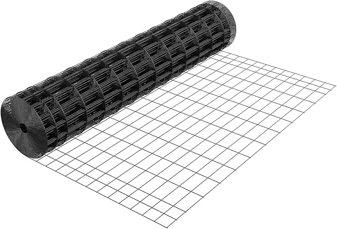 VEVOR Hardware Cloth, 48 in x 50 ft, 2 x 4 in Mesh 14 Gauge Galvanized Steel Wire Fencing for Cattle, Hog & Sheep, Heavy Duty Vinyl Coated Fence for Animal Enclosures, Cage Wire, Garden Fences