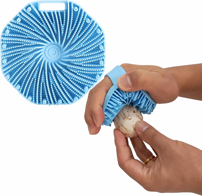 Egg Washer for Fresh Eggs - Egg Cleaner for Fruits and Vegetables, Keeps Produce Fresh (1, Blue)
