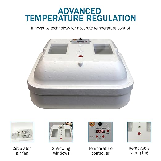 Incubator Warehouse HovaBator 2370 Starter Egg Incubator Kit (No Additional Tray, Add HumidiKit)