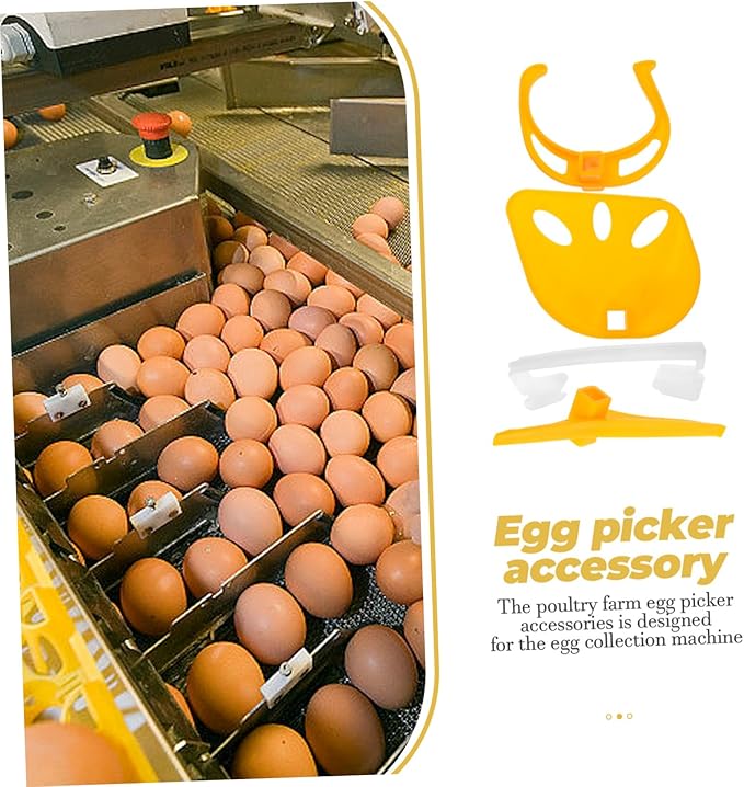 Hemoton Farm Egg Picker Parts Plastic Egg Collection Machine Accessory Holder Clips