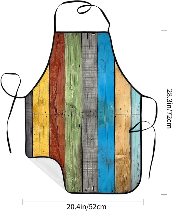 Cute Colorful Dog Paw Printed Unisex Bib Aprons BBQ Cooking Kitchen Aprons for Women Men Chef