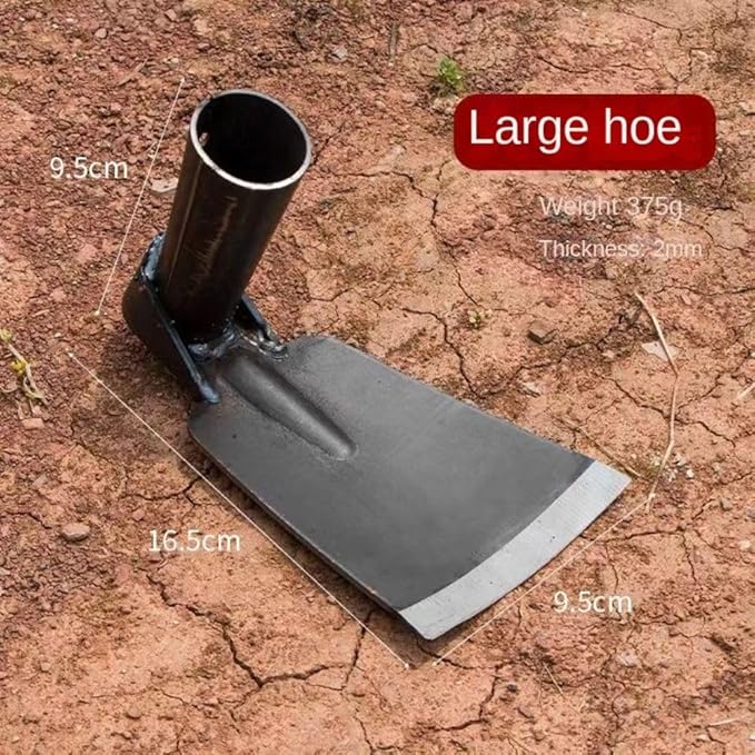 All-Steel Hardened Hollow Garden Hoe,Sharp Garden Weeding Tools,Portable Household Vegetable Garden Shovel,Ergonomic Weeding Tool,Hand Plow Hoes for Backyard Lawn Yard & Farm (Style 3)