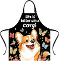 Apron Adjustable Waterproof with Two Deep Pockets Wowen men for Summer BBQ Pool Parties & Resorts