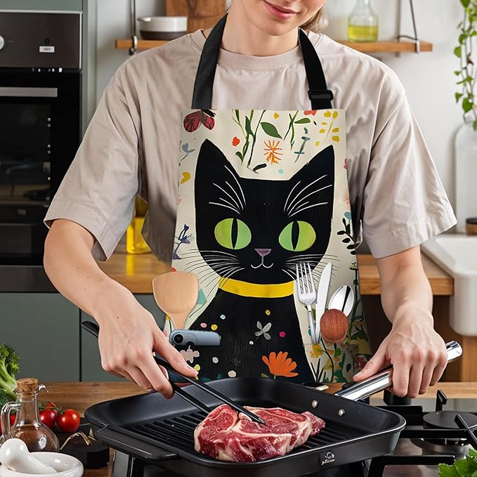 Apron Adjustable Waterproof with Two Deep Pockets Wowen men for Summer BBQ Pool Parties & Resorts