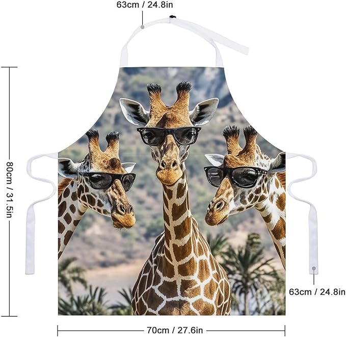 Waterproof Apron Adjustable Bib Aprons with Pockets Smiling Apron Kitchen Aprons for Women Men
