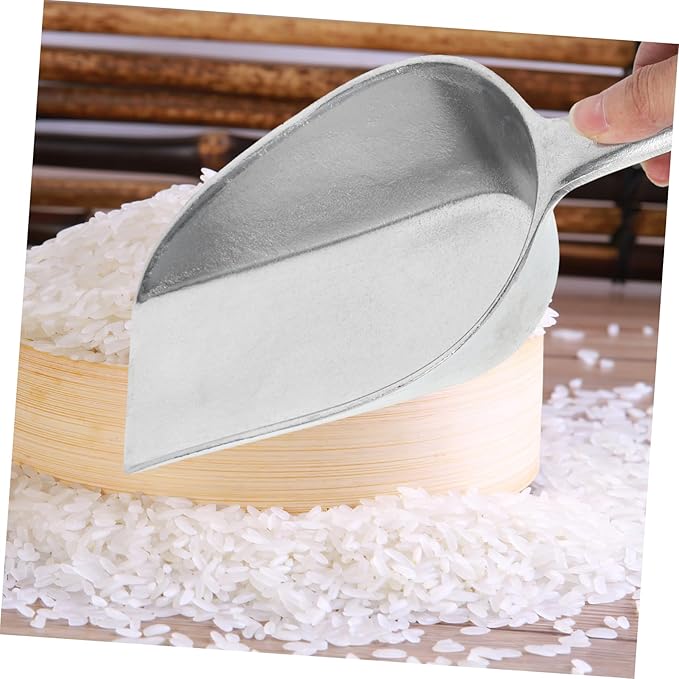 Food Scoops Metal Feeding Scoop for Grain Shovel Strong and Aluminum Design