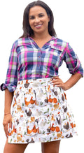 Egg Collecting & Gathering Apron with 12 Pockets - Chicken Egg Apron for Women/Men, Fresh Eggs Collection (Hen Design, Gifts for Chicken Keepers)