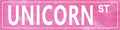 Vintage Unicorn St Wall Vintage Metal Tin Sign 4x16 in Distressed Girls Pink Retro Decor for Home Garage Cafe Bar Indoor/Outdoor Multi-Purpose Holiday Decoration