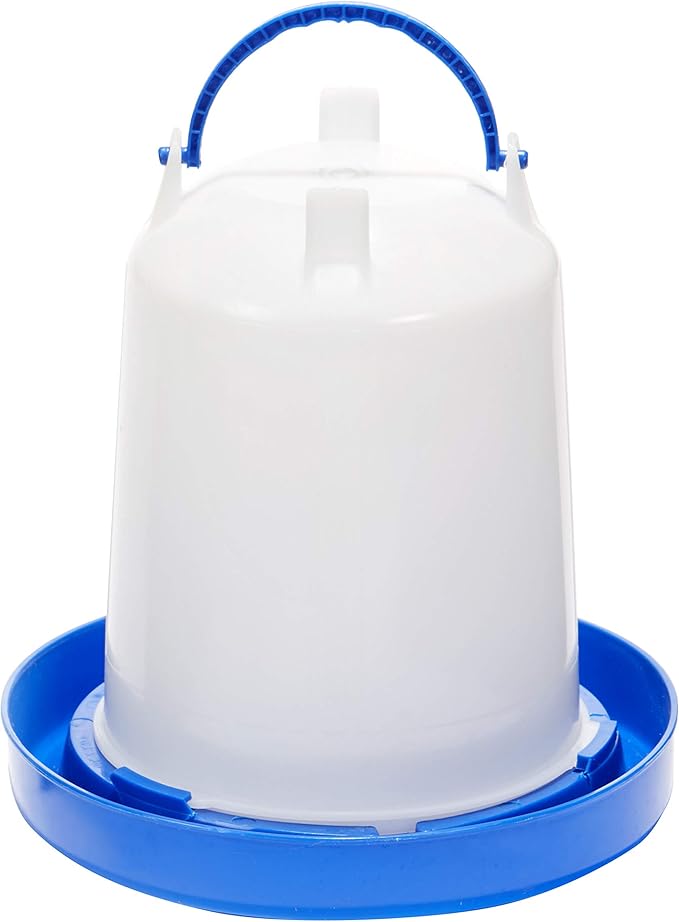 Double-Tuf® Plastic Poultry Waterer | Durable Watering Container | Hanging Chicken Waterer No Waste | 3.5 Quart