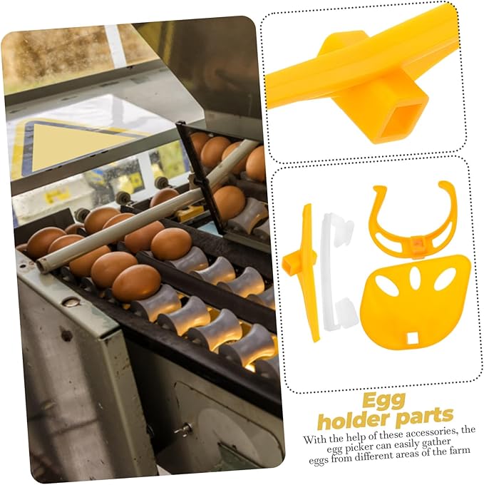Versatile Farm Egg Picker Parts Plastic Egg Holder Accessory Essential for Egg Collection Efficiency