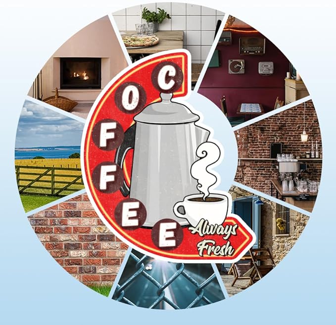 GLOBLELAND Coffee Cup Vintage Metal Tin Sign Retro Coffee Teapots Plaque Poster Metal Wall Decorative Tin Signs for Home Kitchen Restaurant Coffee Shop Club Bar Decoration