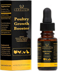 Poultry Growth Booster for Chickens Roosters Hens Turkeys and More - Water Soluable Blend - 15mL