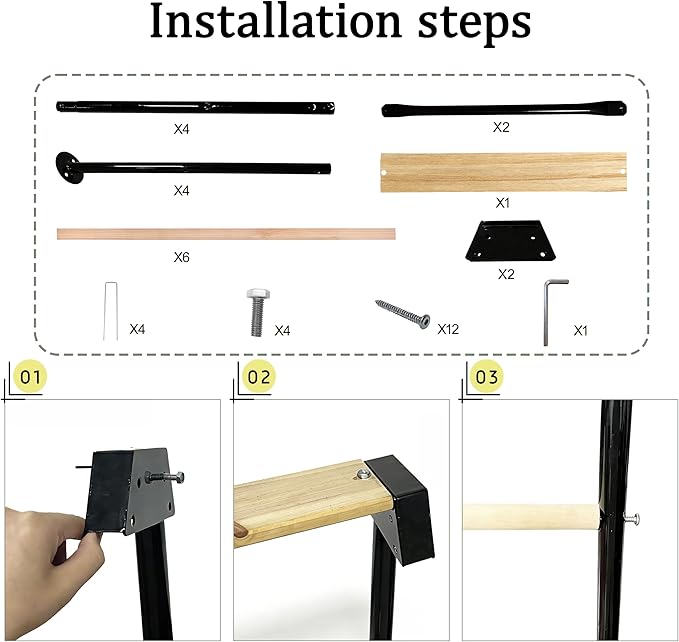XCL Chicken Roosting Bars, Large Chicken Perch for Coop, Suitable for Backyard Poultry, Chicken Coop Accessories Easy to install Farm Chickens Roost Toys, A-shaped Chicken Perch for Adult Chickens (L)