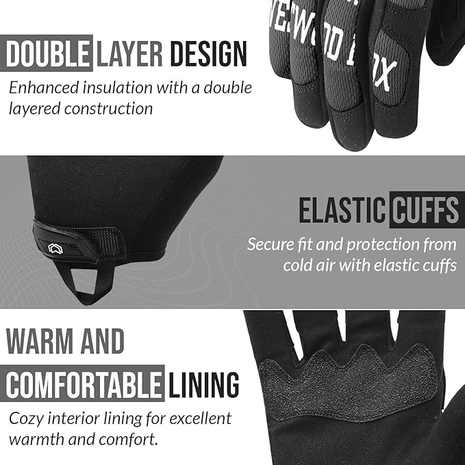 WESTWOOD FOX Gardening Working Gloves Leather Safety Thorn Proof Gloves for Mens & Women Flexible Heavy Duty Mechanic Gloves