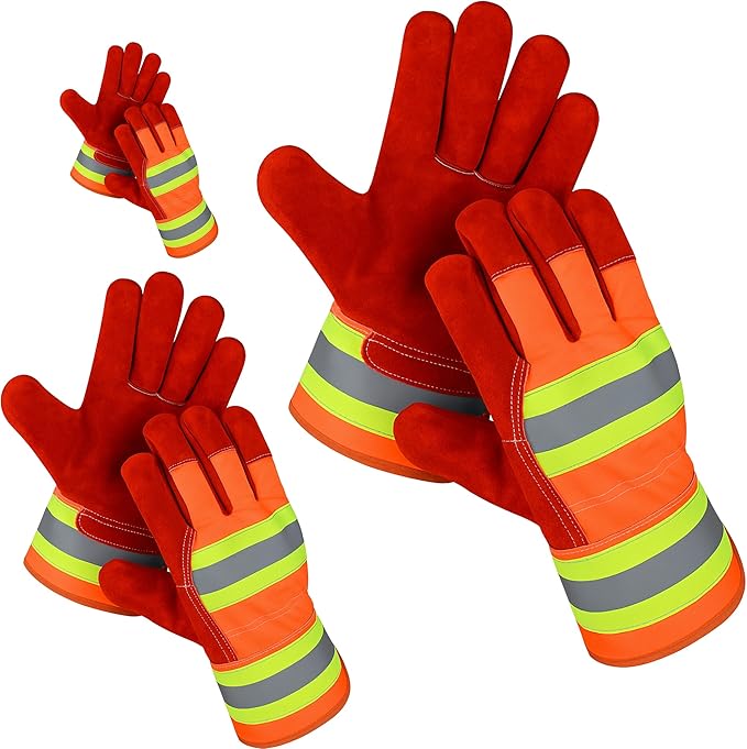 Daniel Smart Men & Women Goatskin Working Glove Lightweight Leather Safety Gloves for construction, gardening outdoor Work