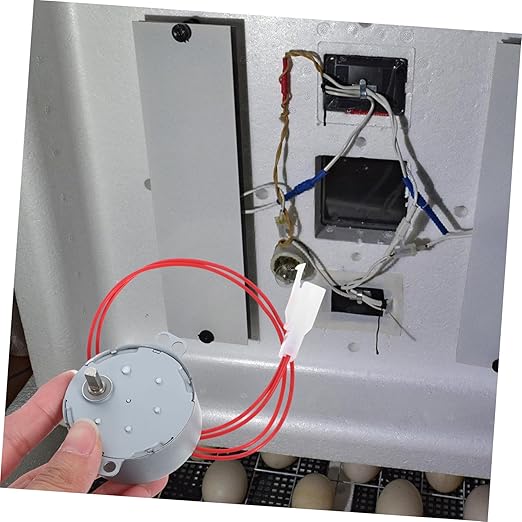 Egg Turner Motor Replacement for Chicken Incubator Automatic Rotator Accessory for Optimizing Hatching Rates Easy to Install Durable Material