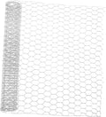 YARNOW 1 Roll Galvanized Wire Poultry Netting Heavy Duty Chicken Coop Fencing Mesh for Garden Bird and Deer Barrier Easy Assembly Durable and Ventilated Enclosure