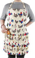 1 pack Egg Apron, Egg Collecting Apron for Chicken Duck Goose Eggs, with 13 Pockets Chicken Egg Apron for Women&Men