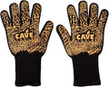 Cave Tools, Heat Resistant Grill Gloves, BBQ Gloves for Handling Hot Food on Your Grill
