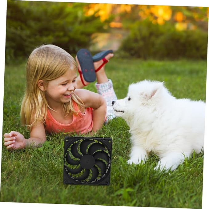 BESPORTBLE 5w Pet House Chicken Dog House Ventilation Heat Dissipation Solar Panel Fan