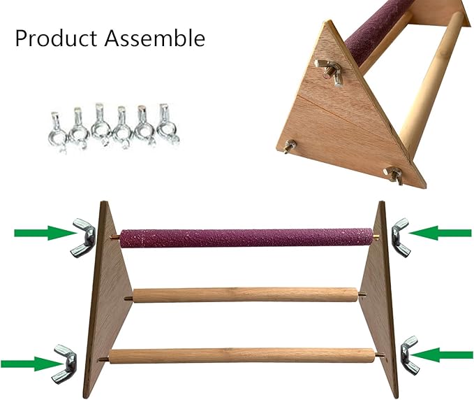 Vehomy Chicken Perch - Wooden Chicken Swing for Hens & Large Birds