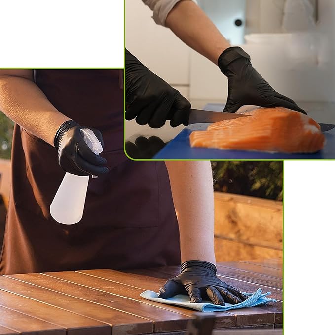 YUNVI Field Dressing Gloves for Deer Hunting and Veterinary Use - Includes Disposable and Nitrile Gloves