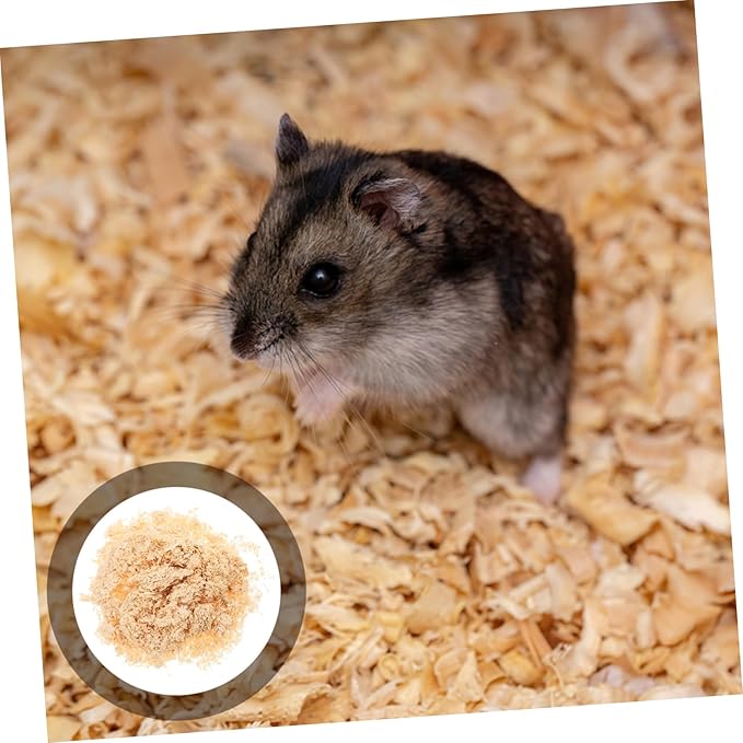 TOYANDONA Natural Wood Shavings for Small Animals Comfortable Bedding for Hamsters Rabbits Ferrets Chicken Coop Bedding Excellent Moisture Absorption Safe Environment