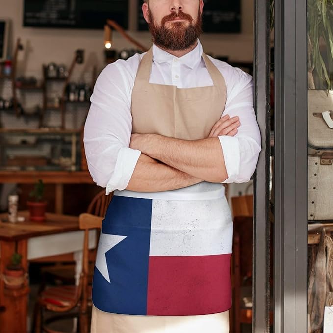 Short 3 Pockets Waist Waiter Waitress Half Apron Waterproof Chef Aprons