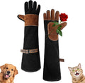 HANDLANDY 24 Inches Animal Handling Gloves Bite-Proof, Scratch-Resistant, Pet Gloves for Dogs, Cats, Falconry, Gardening