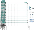 RentACoop Electric Anti-Predator Goat Fence - Suitable for Goats and Larger Animals - Energizer Not Included - 168' L x 42" H