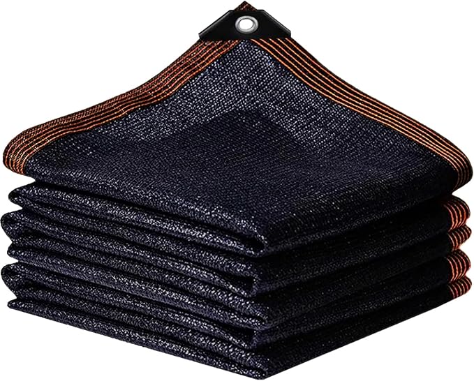 90% Shade Cloth, Chicken Coop Shade Cover, Sturdy Sunblock Mesh Tarp with Grommets for Patio Plants Greenhouse Kennel Porch Pergola Sun Protection Neting Cover, 5x10FT
