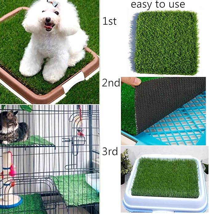 Hamiledyi 4 Pack Chicken Nesting Pads-12×12x 1.2,Washable Thicken Artificia Grass Nesting Box Liners Reusable Laying Eggs Turf Mats for Chickens Coop Pet Outdoor Indoor