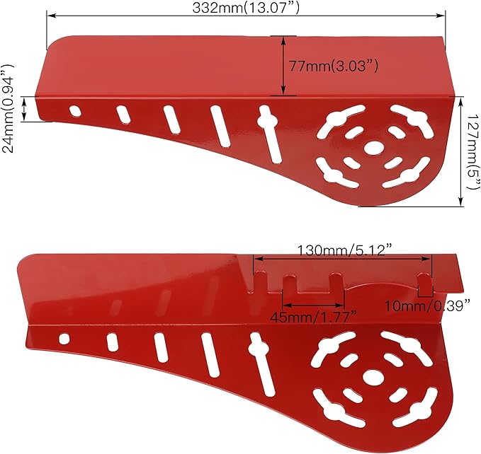 YOXUFA Mini Bike Clutch Cover 212 Chain Guard for Most Minibike with Predator 212cc 224cc 79cc 196cc 200cc GX160 GX200 Engines Coleman CT200U CT200U-EX BT200X CT100U CC100X Baja Doodlebug DB30 Parts
