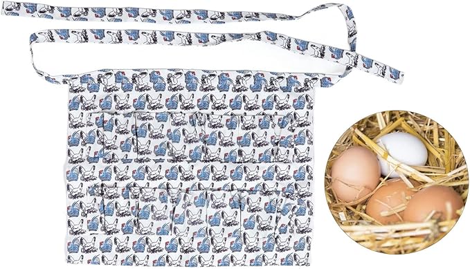 EGGS APRON CONVENIENT 12 POCKETS GATHERING APPLICABLE SCENE CHICKEN GOOSE ADULT STYLE