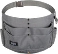 Klein Tools 21022 6-Pocket Tool Apron, Durable Duck Canvas with Riveted Seams, Adjustable 28-Inch to 46-Inch Length Work Belt, Removable Tape Measure Loop