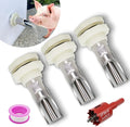 3 PCS Pig Nipple Waterer for Barrel Kit Automatic Pig Waterer System 1/2 inch Stainless Steel Pigs Drinker Feeder with Water Tank Connectors Hog Water Nipples for Sows Piglet (3pcs, one Size)