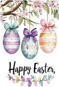 Easter Tin Sign Egg Decor Country Decorations for Home, Office Garage Kitchen Living Room Easter Wall Art 8X12Inch