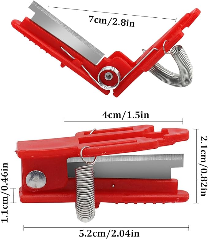 14 PCS Gardening Silicone Thumb Knife Harvesting Tool,Vegetable Fruit Picking Knife,Garden Cutter Tools for Trimming Plant Farm Tomatoes Orchard Oranges Citrus