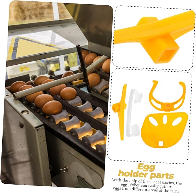 Sosoport Egg Collector Accessory Farm Egg Picker Parts Universal Machine Clip for Chicken Collection
