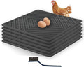 Skimzy Washable Chicken Nesting Pads, Reusable Nest Box Liners for Hens, Soft & Durable Egg Laying Mats, Easy to Clean Coop Accessories (12x12 Inch) (6)