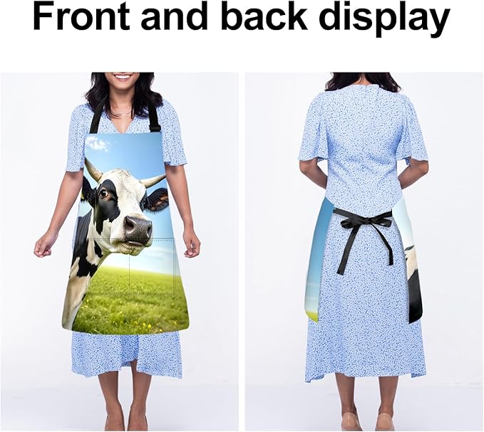 Apron Adjustable Waterproof with Two Deep Pockets Wowen men for Summer BBQ Pool Parties & Resorts