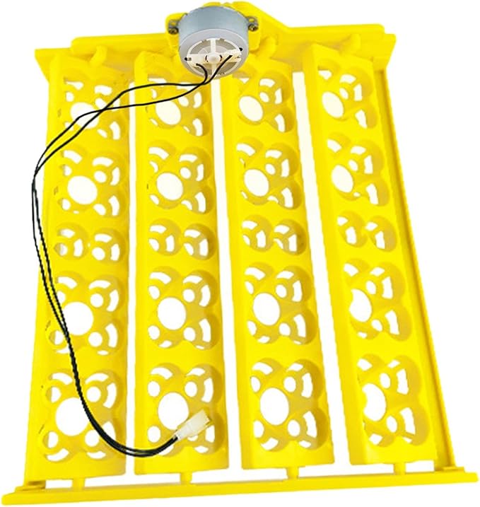 Automatic Egg Incubator Tray Automatic Turning Motor Egg Turner Turning Tray Accessory Egg Hatcher Egg Incubation Tray for Chicken Quail, DC12V