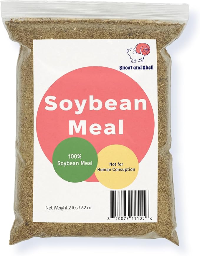 Soybean Meal for Poultry & Livestock – 2 lb Non-GMO High Protein Animal Feed – All-Natural, Plant-Based Supplement for Chickens, Goats, Pigs – No Additives, Supports Growth & Egg Production