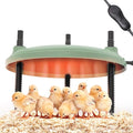 Brooder Plate for Chicks,12inch Metal Heating Plate,Perfectly Adjustable Height & Angle, 35W Chick Warmer for Brooding Newborn Chicken Duckling Quail,Chicken Coop Heater, Warming Puppy Cats