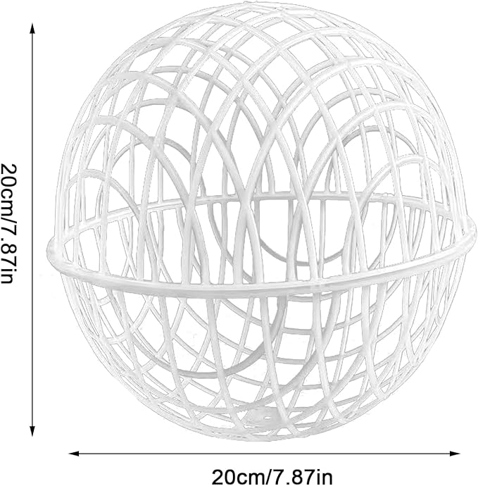 3 Pieces Ball-Shaped Movable Chicken Coop Chicken Balls Cage Farm Outdoor Rolling Bunny Duck Hutch Safe Walking Net Preventing Dog Bites Trampled by Horse